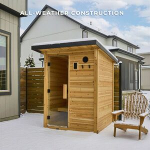 Henley Outdoor Cabin Sauna – 2-4 Person - Image 6
