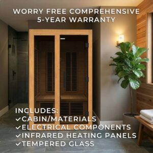 Knox Indoor Infrared Sauna – 2 Person - Image 3