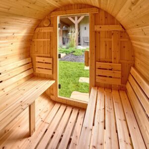 Paxton Outdoor Barrel Sauna – 4-6 Person - Image 14