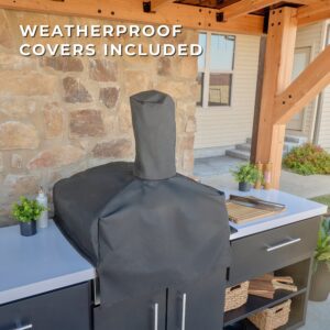 Timber Rock Outdoor Pizza Oven Cook Station - Image 16