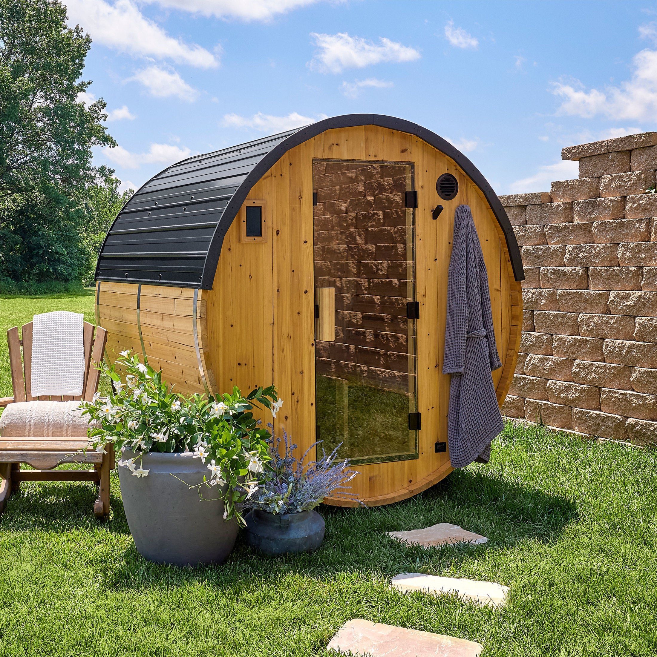 ikc0sga401la7icmalog Paxton Outdoor Barrel Sauna – 2-4 Person - Image 1