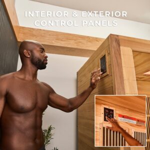 Rylan Indoor Infrared Corner Sauna – 4 Person - Image 8