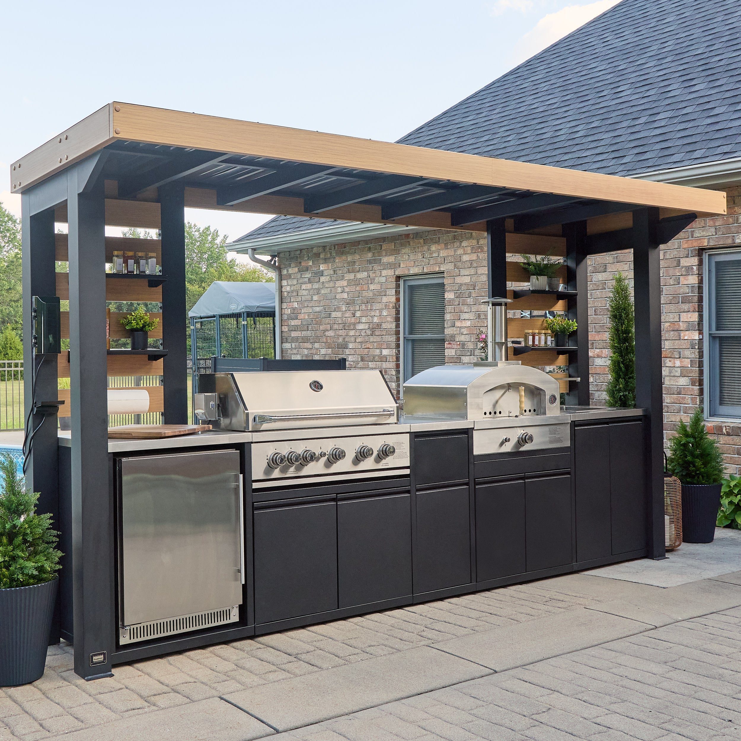 qbg0f10nhsrk3i02qiat Fusion Flame 2 Outdoor Kitchen - Image 1