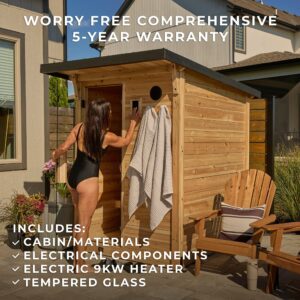 Henley Outdoor Cabin Sauna – 2-4 Person - Image 3