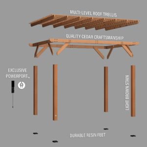 14x10 Delray Pergola - Image 8