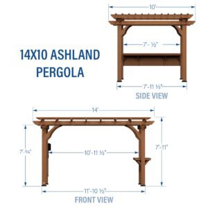 14x10 Ashland Pergola - Image 2