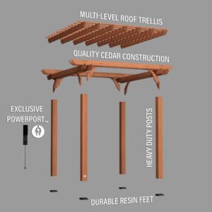 10x10 Beaumont Pergola - Image 10