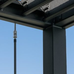 12x10 Sarasota Steel Louvered Pergola - Image 11