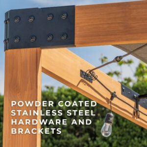 12x10 Brendan Sail Shade Pergola - Image 6