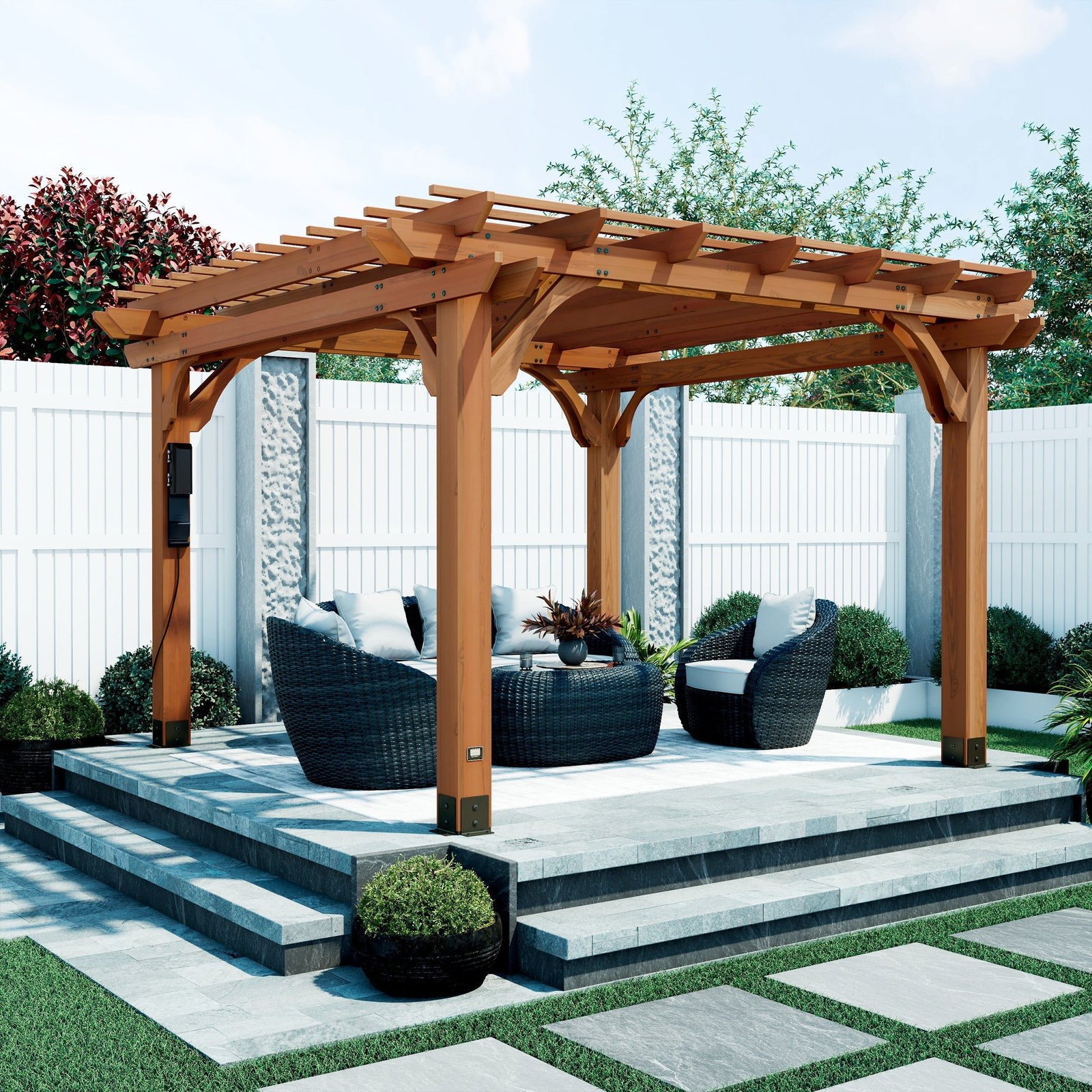 2405028-12x12-Beaumont-Hero 12x12 Beaumont Pergola - Image 1