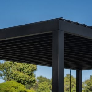 12x10 Sarasota Steel Louvered Pergola - Image 10