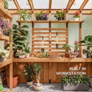 9x6 Poppy Greenhouse - Image 8