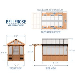 11x7 Bellerose Greenhouse - Image 2