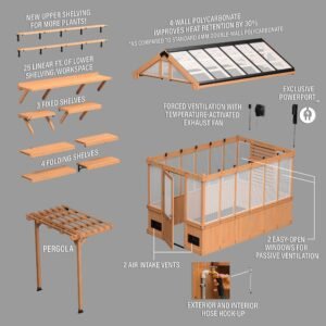 11x7 Bellerose Greenhouse - Image 16