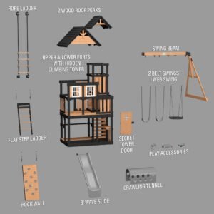 Mystic Tower Swing Set - Image 17
