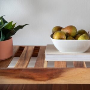 Potting Table/Bench/Serving Bar - Acacia Wood - Image 7