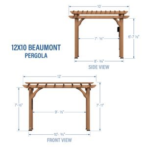 12x10 Beaumont Pergola - Image 2