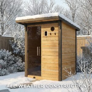 Bennett Outdoor Cabin Sauna – 2-4 Person - Image 6