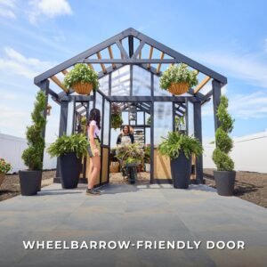 14x12 Larkspur Metal Greenhouse - Image 11