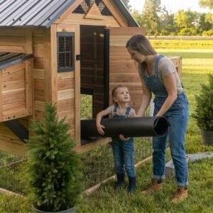 Sweetwater Chicken Coop - Brown - Image 13