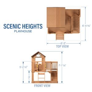 Scenic Heights Wooden Playhouse - Image 2