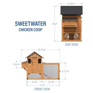 Sweetwater Chicken Coop - Brown - Image 2