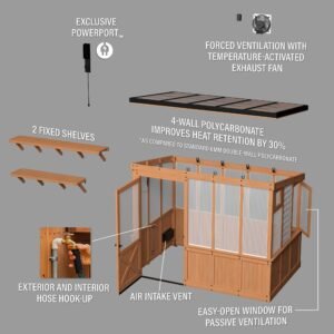 9x6 Willow Greenhouse - Image 17