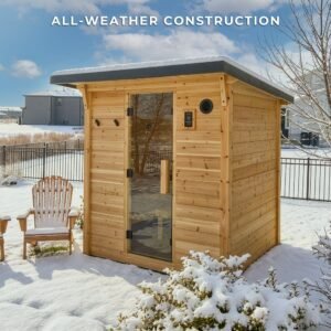 Henley Outdoor Cabin Sauna – 4-6 Person - Image 6