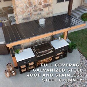 Timber Rock Outdoor Argentine Grill Cook Station - Image 8