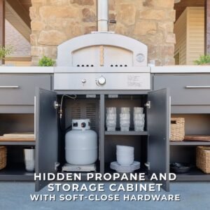 Timber Rock Outdoor Pizza Oven Cook Station - Image 8