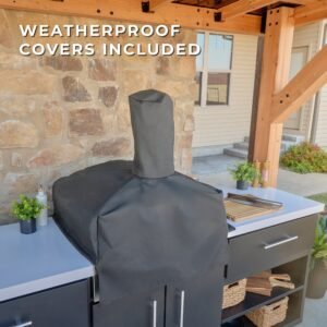 Timber Rock Outdoor Pizza Oven Cook Station - Image 16