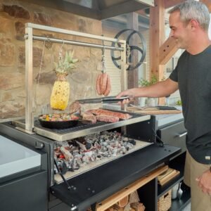 Timber Rock Outdoor Argentine Grill Cook Station - Image 11
