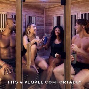 Rylan Indoor Infrared Corner Sauna – 4 Person - Image 7