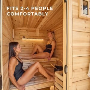 Henley Outdoor Cabin Sauna – 2-4 Person - Image 8