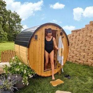Paxton Outdoor Barrel Sauna – 2-4 Person - Image 7