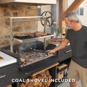 Timber Rock Outdoor Argentine Grill Cook Station - Image 9