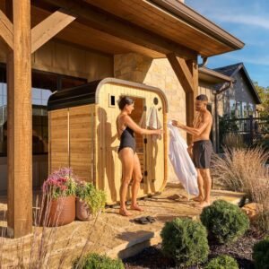 Lennon Outdoor Cube Sauna – 2-4 Person - Image 11