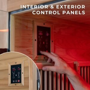 Rylan Indoor Infrared Sauna – 2 Person - Image 8