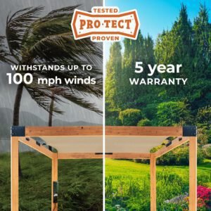 12x10 Brendan Sail Shade Pergola - Image 3