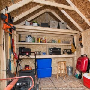 Handy Home Products Tribeca 10 ft. × 12 ft. Wood Storage Shed with Floor - Image 3