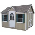 Little Cottage Co. Classic Cottage 12 ft. × 10 ft. Panelized Wood Storage Shed