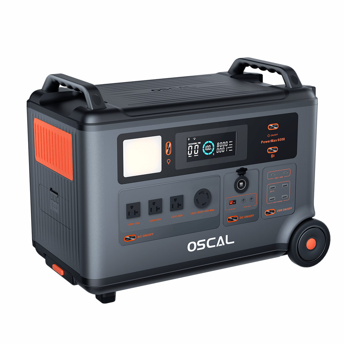 1_3fce7bce-3918-4e9c-8435-cff910f75ad4-1 Oscal PowerMax 6000 | 6000W Portable Power Station with 120/240V Dual Voltage - Image 1