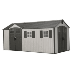 Lifetime 60213 17.5 ft. × 8 ft. Dual-Entry Outdoor Storage Shed