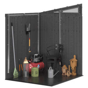 Suncast Modernist 6 ft. × 5 ft. Storage Shed with Tool Hook - Image 6