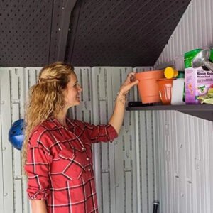 Lifetime 60243 10 ft. × 8 ft. Side-Entry Outdoor Storage Shed - Image 14