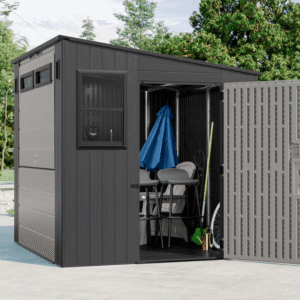 Suncast BMCB8700D 8 ft. × 7 ft. Cabana Entertainment Shed - Image 7