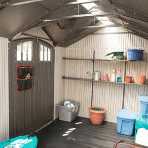 Lifetime 60213 17.5 ft. × 8 ft. Dual-Entry Outdoor Storage Shed - Image 5