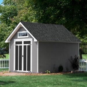Handy Home Products Tribeca 10 ft. × 12 ft. Wood Storage Shed with Floor - Image 2