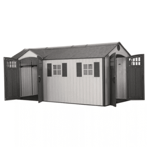 Lifetime 60213 17.5 ft. × 8 ft. Dual-Entry Outdoor Storage Shed - Image 8