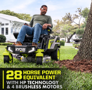 RYOBI 80V HP Brushless 30 in. Zero-Turn Mower with (2) 80V 10Ah Batteries and Charger - Image 2